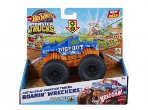 Hot Wheels Monster Trucks: Bigfoot 4x4x4 monster autó fény és hangeffektekkel 1/43 - Mattel