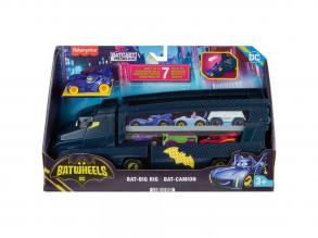 Fisher-Price: Batwheels Bam szállítókamion kisautóval - Mattel