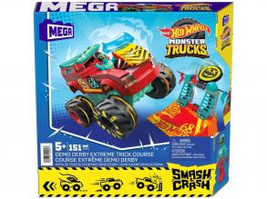 MEGA Hot Wheels Monster Trucks demo derby játékszett, 151 részes