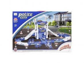 Rendőrségi parkolóház kisautóval - közepes