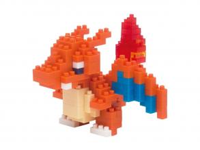 Nanoblokk építőkészlet Pokémon Charizard - 200 darabos