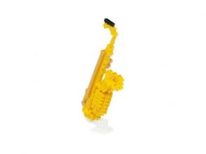 Nano Block szaxofon építőkészlet - 120 darabos