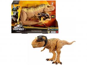 Jurassic World: Kolosszális T-Rex dinoszaurusz figura hang effektekkel - Mattel