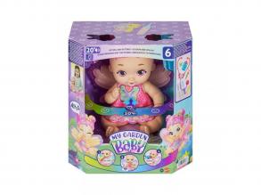 My Garden Baby: Édi-Bébi Meggyógyítalak - Rózsaszín pillangó 30cm baba - Mattel