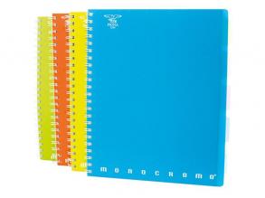 Pigna Monocromo PPL Fluo A4 100lapos vonalas spirálfüzet