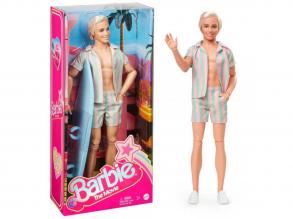Barbie The Movie: Ken baba csíkos szettben szörfdeszkával - Mattel