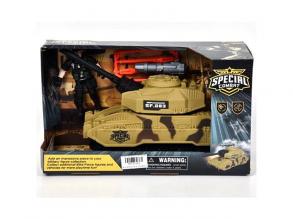 Special Combat terepmintás tank akció figurával 26cm-es