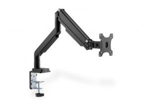 DIGITUS gázrugós C-bilincses univerzális (VESA 75 / 100) 1-es fekete monitor tartó konzol