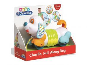 Baby Charlie készségfejlesztő húzhatós kutya - Clementoni