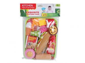 Étel szett muffinnal és tálcával