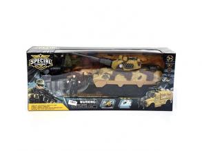 Special Combat akció figurák harckocsikkal és repülővel játékszett