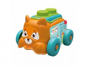 Clementoni Baby - Clemmy kiskutya alakú tároló puha szenzoros építőelemekkel, 5 db