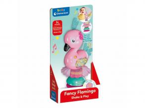 Clementoni Baby: Shake and Play flamingó hanggal és tapadókoronggal