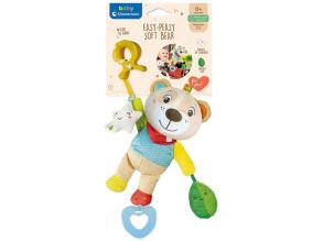 Baby plüss puha medve csörgő - Clementoni