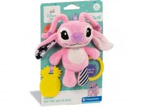 Disney Stitch Angel plüss csörgővel és rágókával - Clementoni Baby
