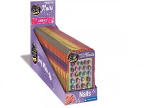 Crazy Chic Állatos öntapadós műköröm szett - Clementoni