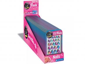 Crazy Chic: Glamour öntapadós műköröm készlet 1db - Clementoni