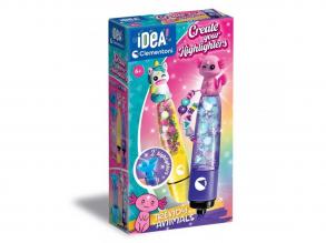 Idea! Divatos állatok mini szövegkiemelő készítő szett - Clementoni