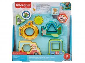Fisher-Price: Forma és Járgány kirakó bébijáték - Mattel
