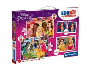 Edukit: Disney Hercegnok 4 az 1-ben játékgyujtemény - Clementoni