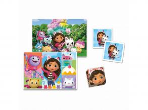 Clementoni Gabby's Dollhouse Edukit 4in1puzzle játékszett