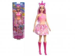 Barbie Dreamtopia: Unikornis baba rózsaszín ruhában - Mattel
