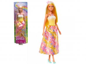 Barbie Dreamtopia: Hercegno baba sárga-rózsaszín pillangós ruhában - Mattel