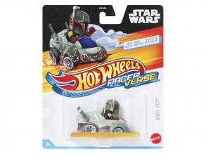 Hot Wheels: RacerVerse Boba Fett kisautó 1/64  Mattel