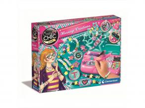 Crazy Chic: Üzenetalkotások gyöngyfűző kreatív szett - Clementoni