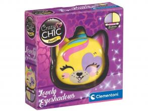 Crazy Chic: Szemhéjfesték és applikátor tigris alakú tárolóban - Clementoni