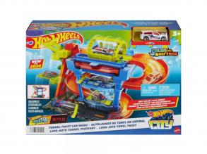 Hot Wheels City: Autómosó színváltós kisautóval - Mattel