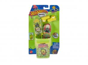 Hot Wheels fingerboard ujjgördeszka, 2 db-os, többféle szín/illat, 1 szett