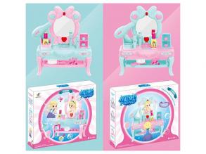 Szépségasztal játékszett kiegészítőkkel kétféle változatban 1db