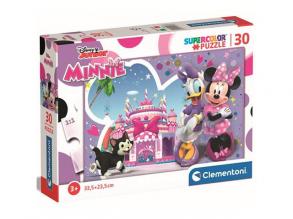 Disney Junior: Minnie egér Supercolor puzzle 30db-os - Clementoni