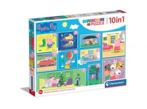 Peppa malac 10az1-ben puzzle szett - Clementoni