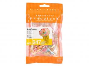 Nano Block jégkrém mini építőkészlet  140 darab