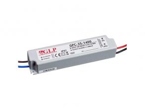 GLP GPCP-35-1400 33.6W 12~24V 1400mA IP67 LED tápegység