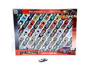 Versenyautó szett 50 db-os kiszerelésben vegyes színekben