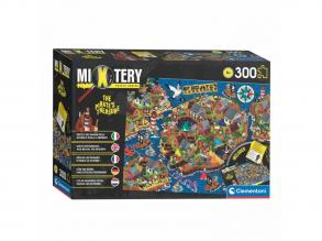 Clementoni Rejtélyes puzzle kalóz kincs, 300db.