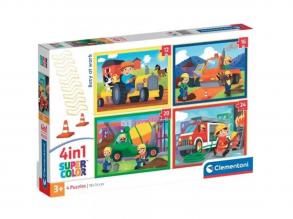 Noli elfoglalt 4az1-ben Supercolor puzzle - Clementoni