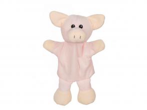 Goki kézi báb malac, 21cm