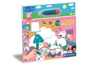 Peppa malac 15db-os vízzel festhető puzzle - Clementoni