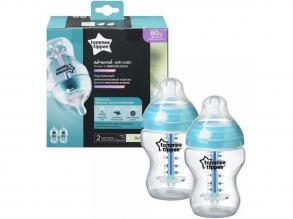 Tommee Tippee: Advanced ANTI-COLIC türkiz cumisüveg 2db-os szett 260 ml (0 hó+)