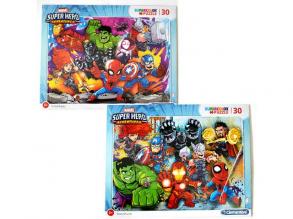 Marvel szuperhősök keretes 30 db-os puzzle - Clementoni