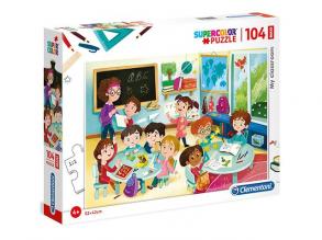 Osztáltermem Maxi puzzle 104db-os - Clementoni