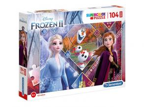 Jégvarázs 2 Anna és Elza hercegnők 104db-os Maxi Puzzle - Clementoni
