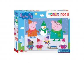 Clementoni maxi puzzle - Peppa malac, 104 darabos