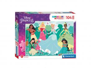 Clementoni Maxi puzzle- Disney hercegnő, 104db.