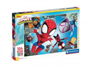Spidey és csodálatos barátai bevetésen 104 db-os maxi supercolor puzzle - Clementoni