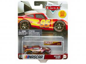 Verdák: Nascar William Byrev karakter kisautó 1/55 - Mattel